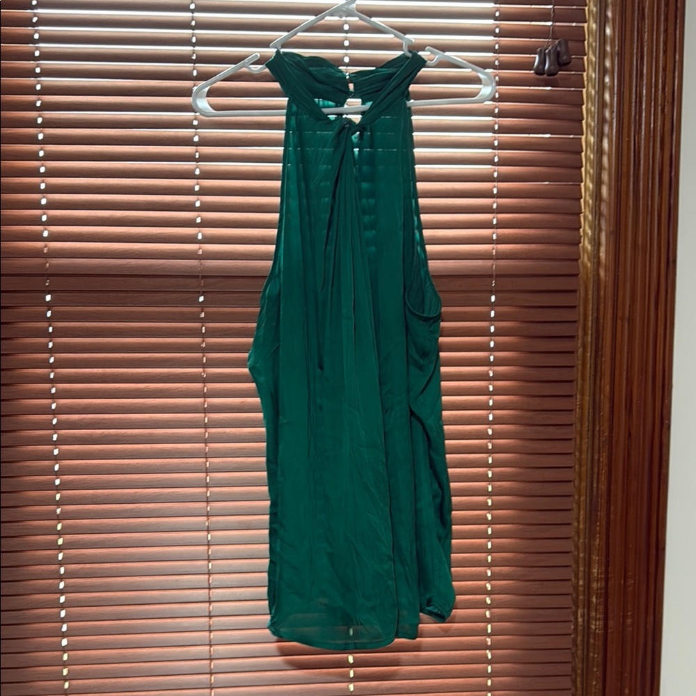 Torrid Green Halter Blouse